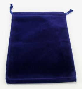 Suedecloth Dice Bag Large Royal Blue